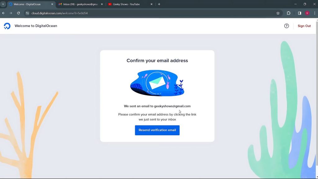 Sign Up for an  Digital Ocean Account