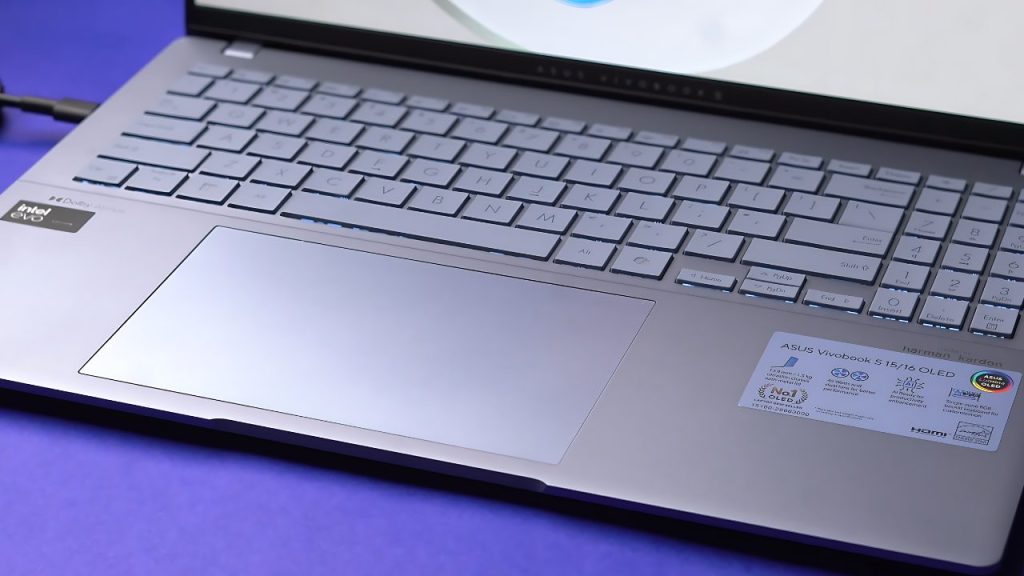 ASUS Vivobook S16 OLED Keyboard and Trackpad