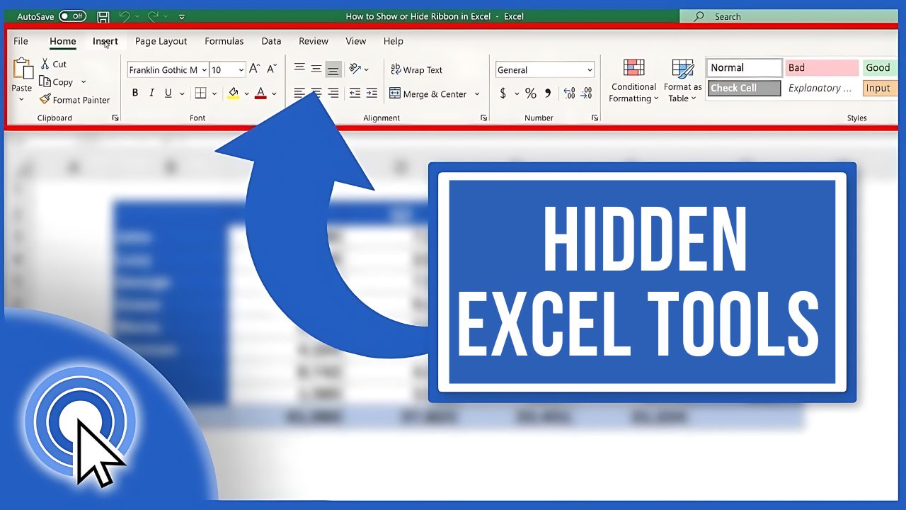 Hidden Excel Tools